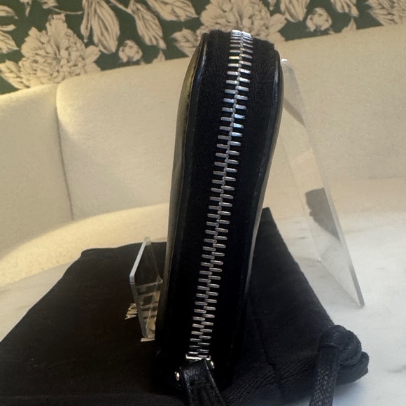 Fendi Monster Looking At You Black Leather Zippy Wallet Authentic Full Inclusion - Picture 5 of 10